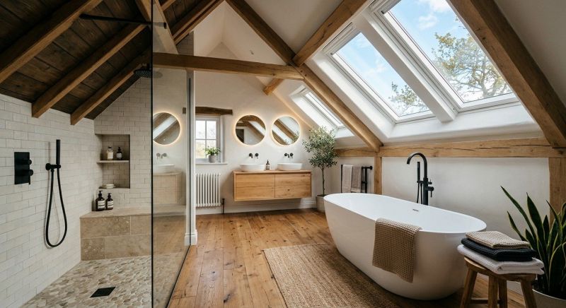 Attic Bathroom Remodeling