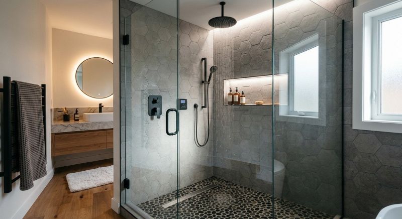Granite Shower Installation in Wise County, TX
